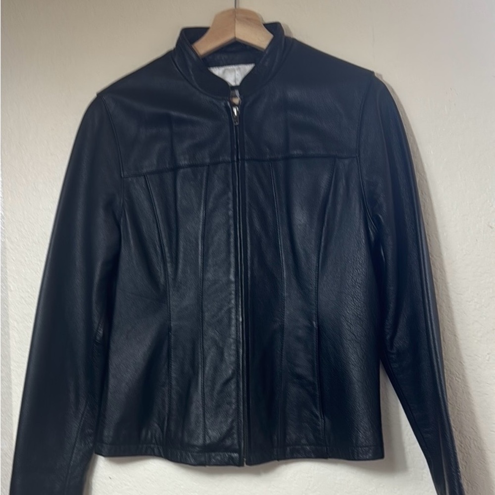 Wilson Vintage Women’s Black Leather Jacket